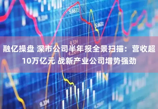 融亿操盘 深市公司半年报全景扫描：营收超10万亿元 战新产业公司增势强劲